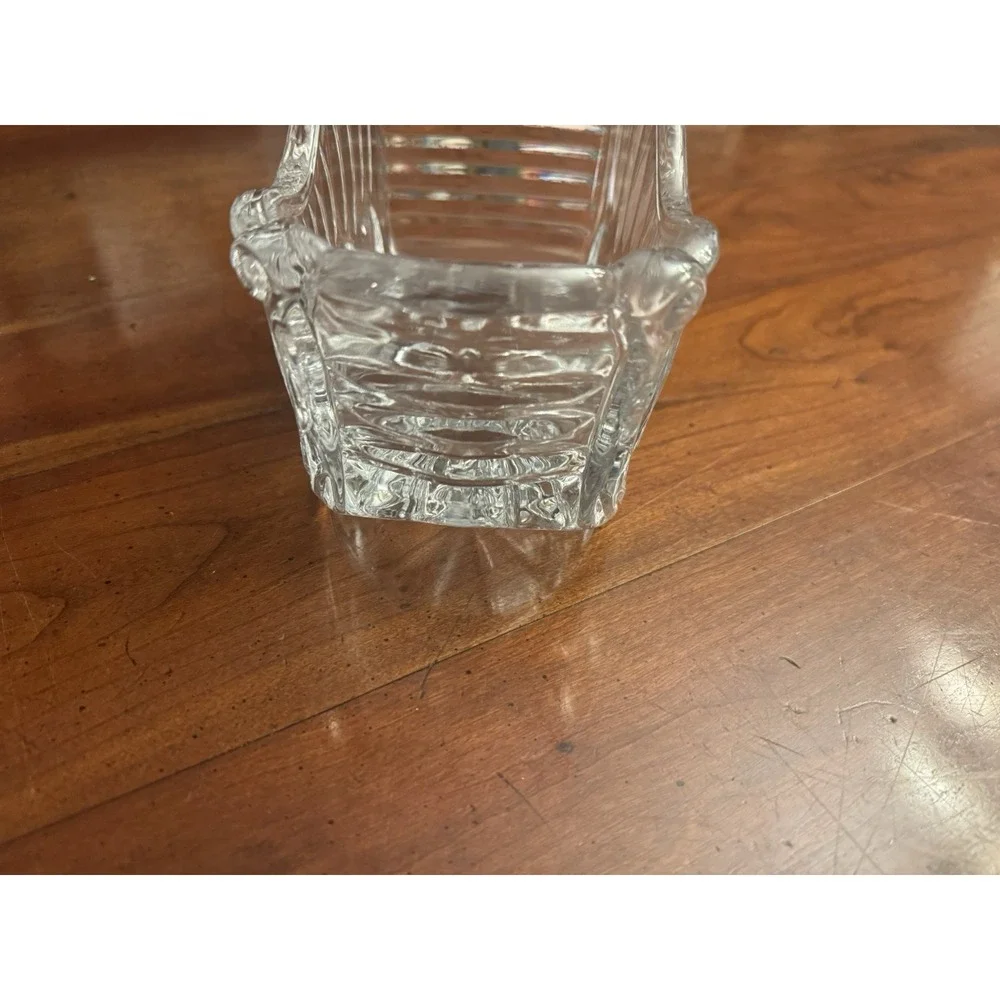 Princess House Royal Highlights Lead‎ Crystal Sleigh Candle Holder